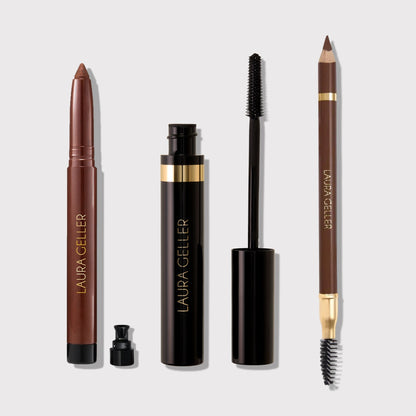 Laura’s 3 E’s: Eyeliner, Eyelash & Eyebrows Kit (3PC)