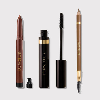 Laura’s 3 E’s: Eyeliner, Eyelash & Eyebrows Kit (3PC)