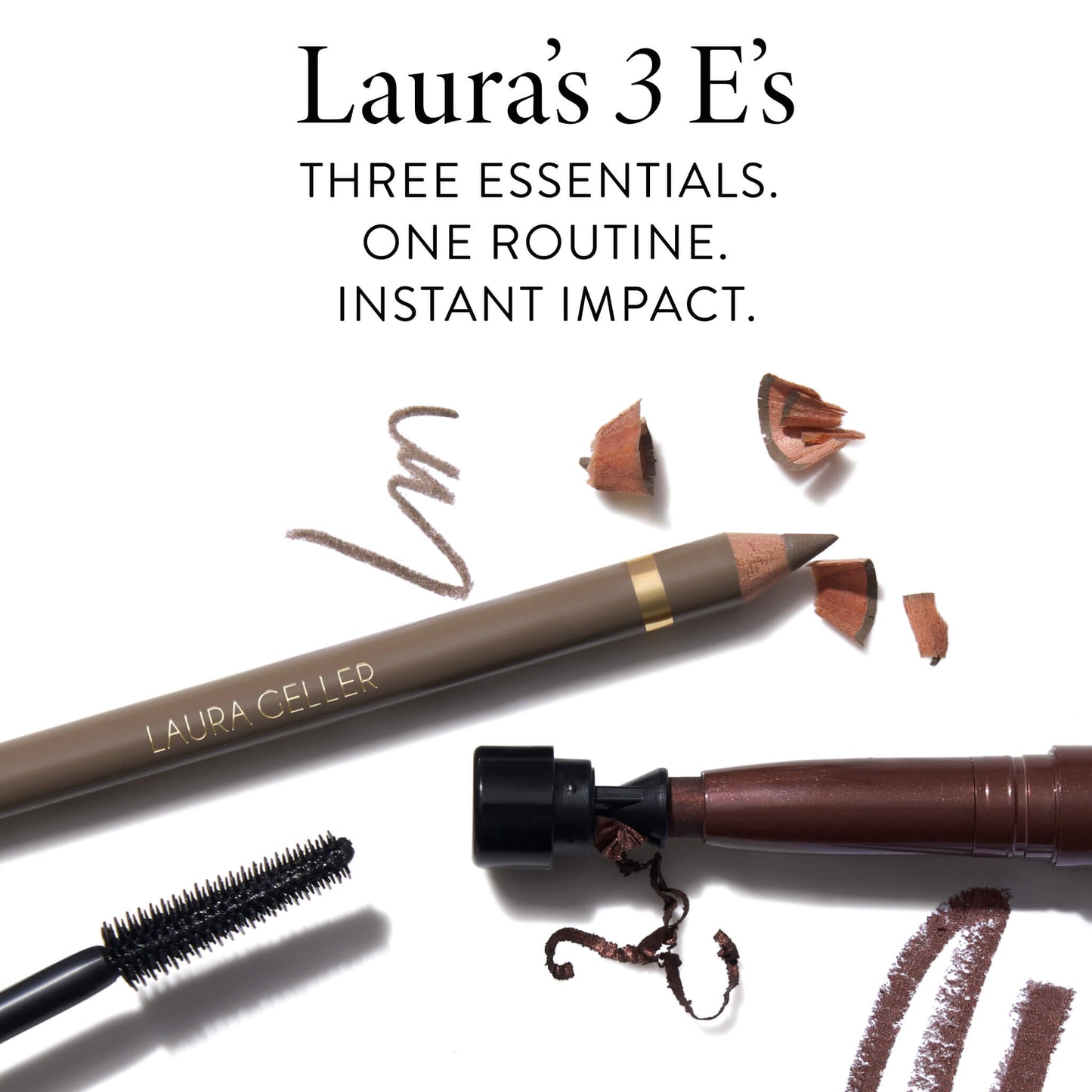Laura’s 3 E’s: Eyeliner, Eyelash & Eyebrows Kit (3PC)